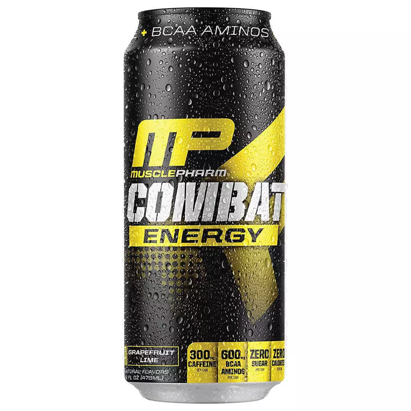 

Muscle Pharm Combat Energy Drink 473ml, Grapefruit Lime Flavor