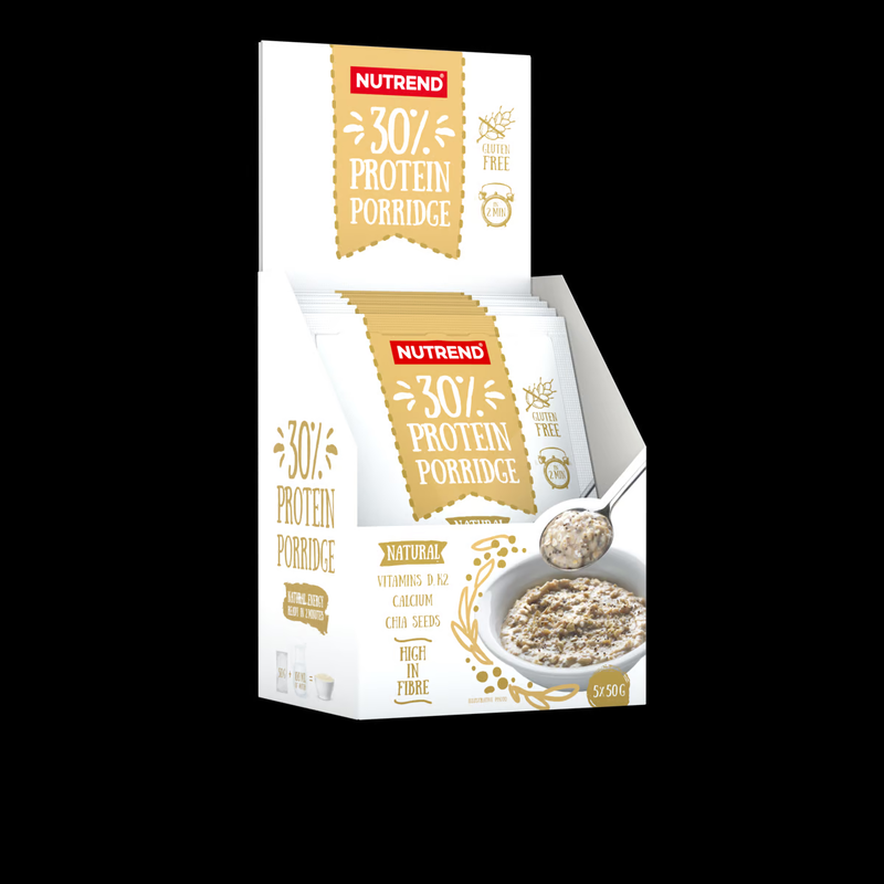 

Nutrend 30% Protein Porridge, Natural Flavor, 5x50g