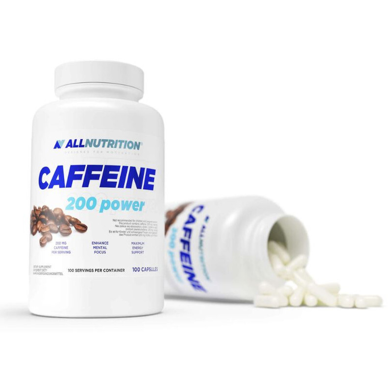 ALLNUTRITION كافيين 200 قوة 100 كبسولة 100 حصة