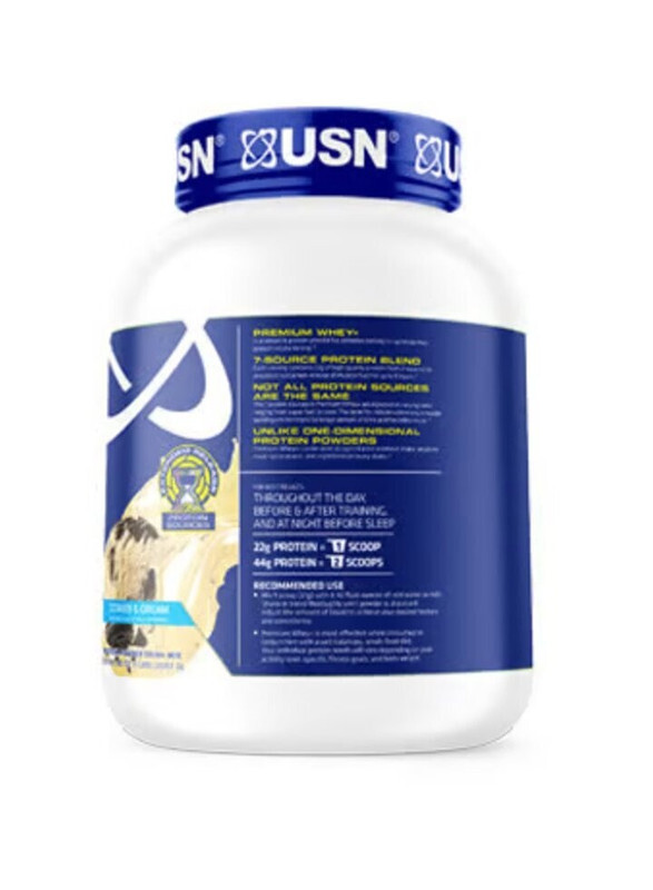 USN Premium whey + 5 lbs Cookies and Cream Flavor 61 Serving