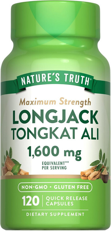 Nature’s Truth Longjack Tongkat Ali 120Capsules 60 Servings