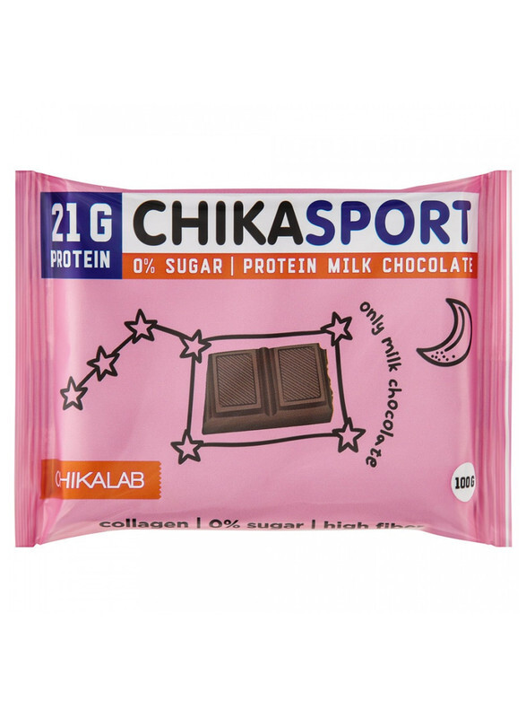 Chikasport Protein White Chocolate Only Milk Chocolate Flavor 100g