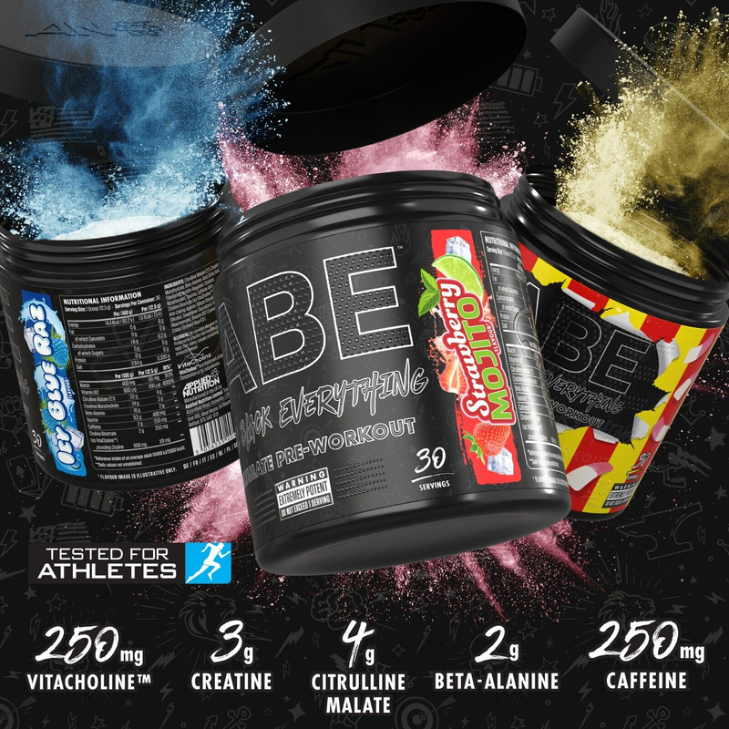 Applied Nutrition ABE Ultimate Pre-Workout 375g, Swizzels Drumstick Squashies Flavor,   30 Serving