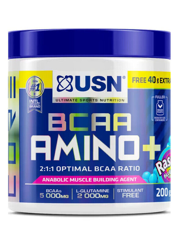 

USN BCAA Amino+ 200g Blueberry Rascals Flavor