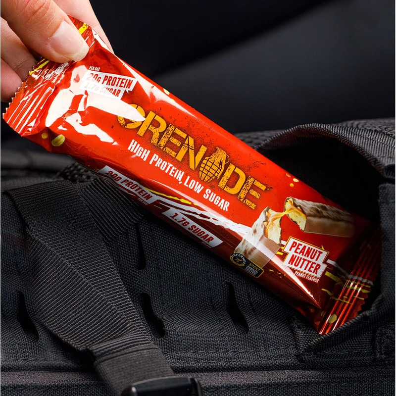 Grenade High Protein Bar, Peanut Nutter Pack of 12