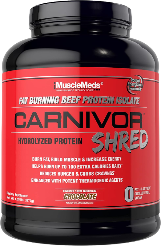 MuscleMeds Carnivor Hydrolyzed Protein Shred, 1977g, Chocolate Flavor, 56 Serving