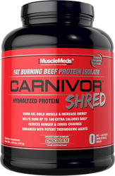 MuscleMeds Carnivor Hydrolyzed Protein Shred, 1977g, Chocolate Flavor, 56 Serving