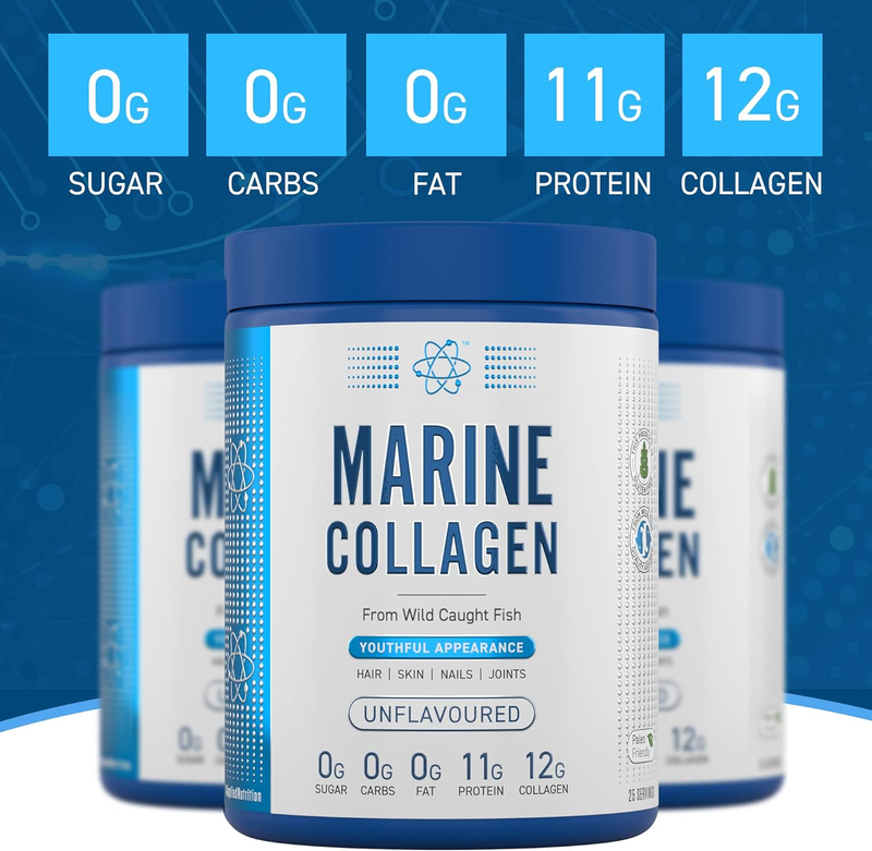 APPLIED NUTRITION Marine Collagen, Unflavored, 300g