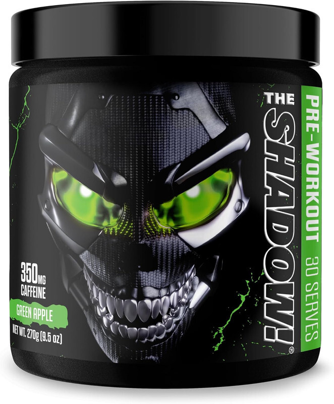 

JNX Sports The Shadow Pre-workout 270g, Green Apple Flavor, 30 Serving