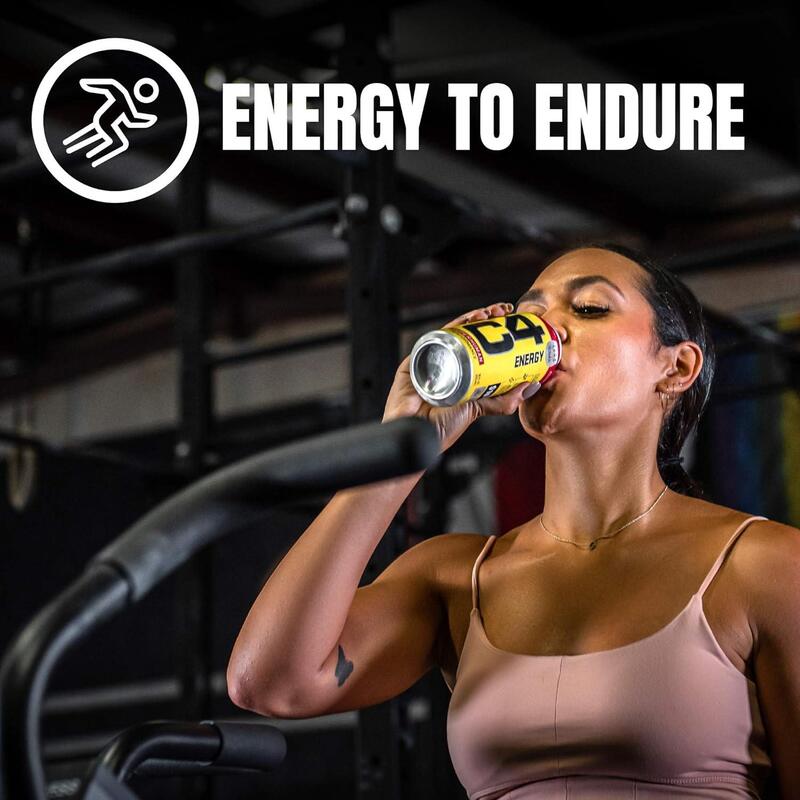Cellucor C4 Energy, Zero Sugar, Pre Workout Drink, Strawberry Watermelon Ice, 473ml