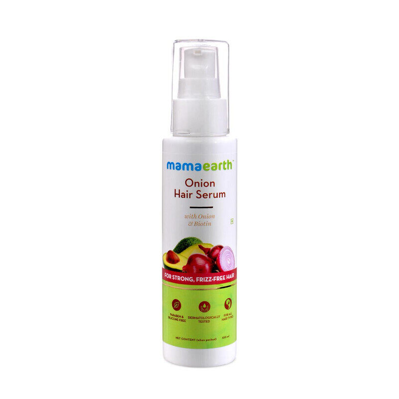 

MAMAEARTH ONION HAIR SERUM WITH ONION & BIOTIN FOR STRONG FRIZZ-FREE HAIR - 100 ML