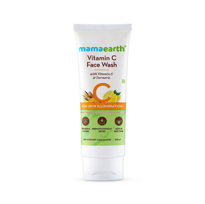 

MAMAEARTH VITAMIN-C FACE WASH WITH VITAMIN-C & TURMERIC FOR SKIN ILLUMINATION - 100 ML