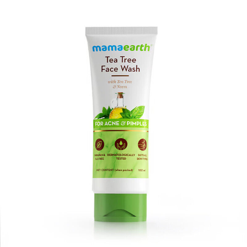 

MAMAEARTH TEA TREE FACEWASH FOR ACNE & PIMPLES - 100 ML