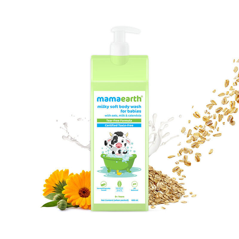 

MAMAEARTH MILKY SOFT BODY WASH FOR BABIES - 400 ML