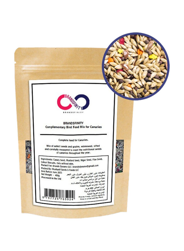 

Brandsfinity Complementary Bird Food Mix for Canaries, 400g