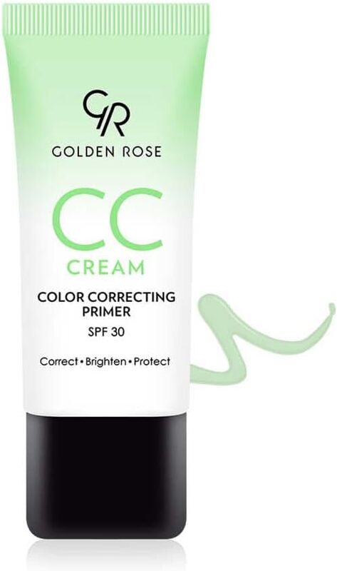 Golden Rose Cc Cream Color Correcting Primer, Balanced Skin Color, SPF 30