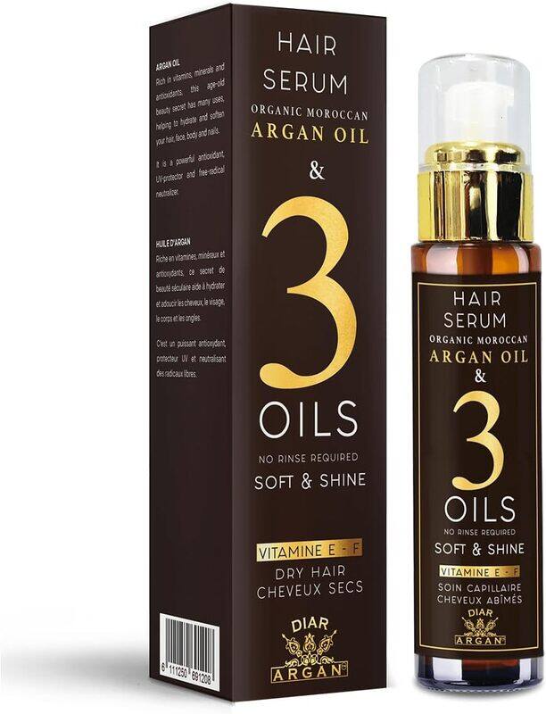 

Diar Argan 3 Oils Hair Serum (Soft & Shine), 50ml