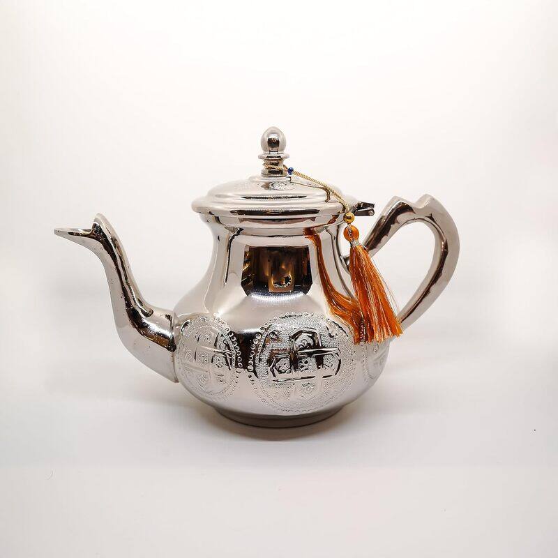 

Generic Moroccan Teapot, Handcrafted (Medium, 350ml, 4 cups)