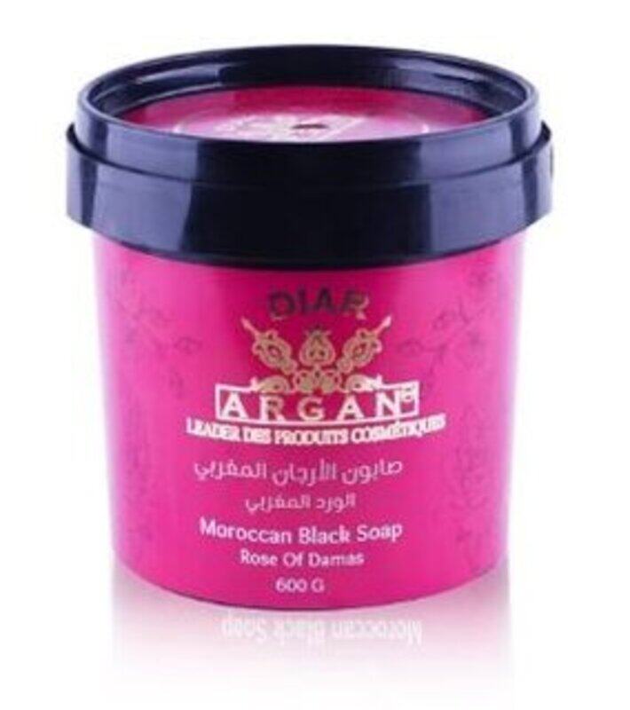 

Diar Argan Moroccan Black Soap (Rose of Damas)