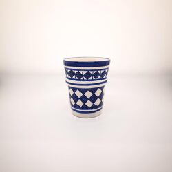 Handcrafted Moroccan Ceramic Cup, Mug