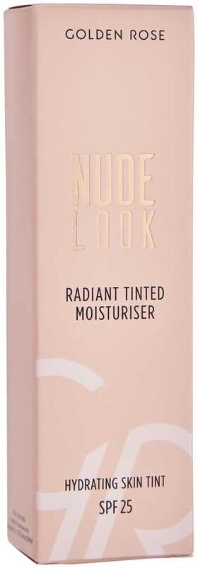 Nude Look Radiant Tinted Moisturiser, No Make Up Look, SPF 25