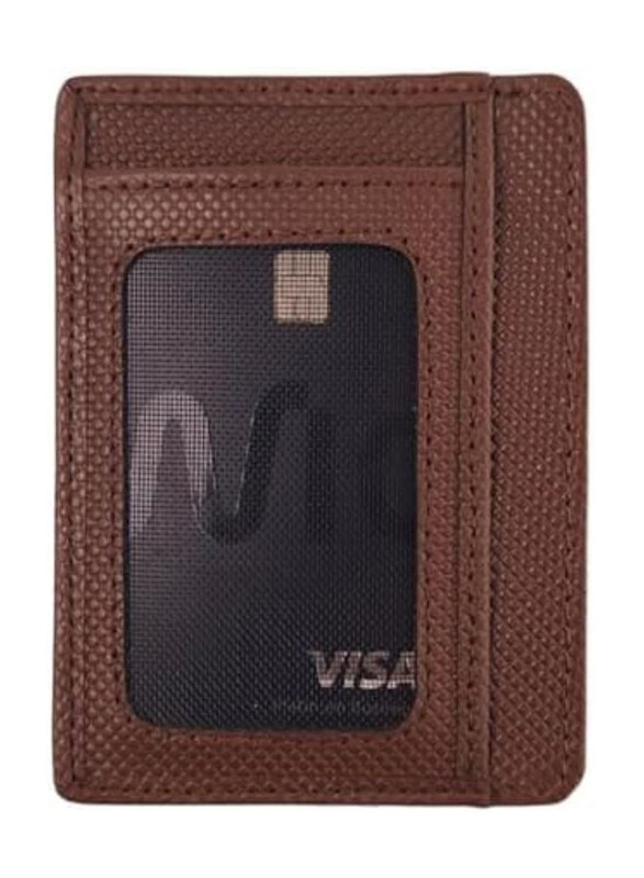 

Native Comfort Leather Card Holder Wallet for Men, Brown
