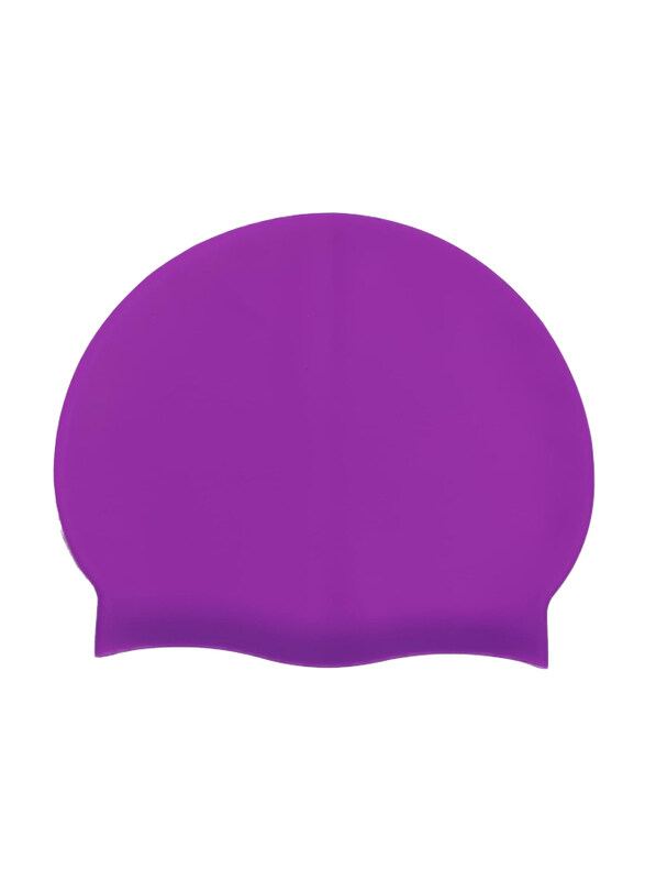 

Native Comfort Protective Silicone Swimming Cap, Purple