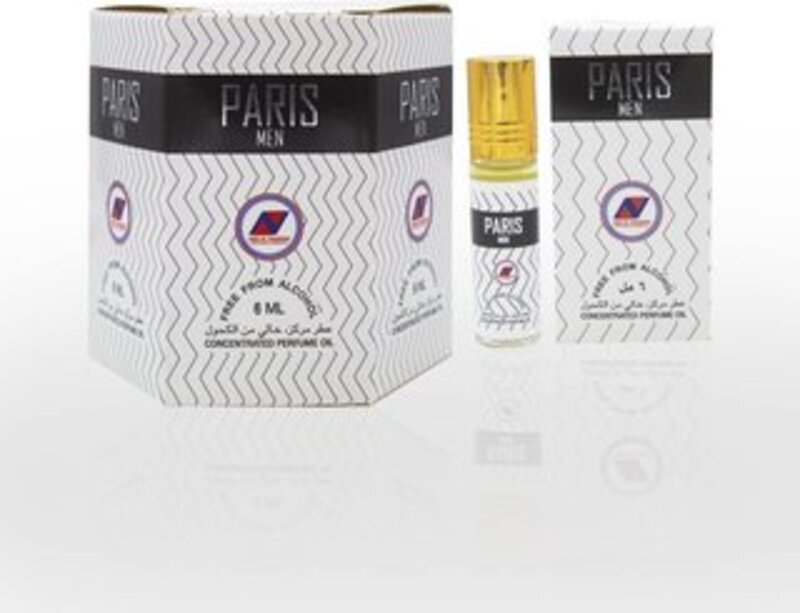 Paris Men 6ML Concentrated Perfume Oil 100% Free from Alcohol