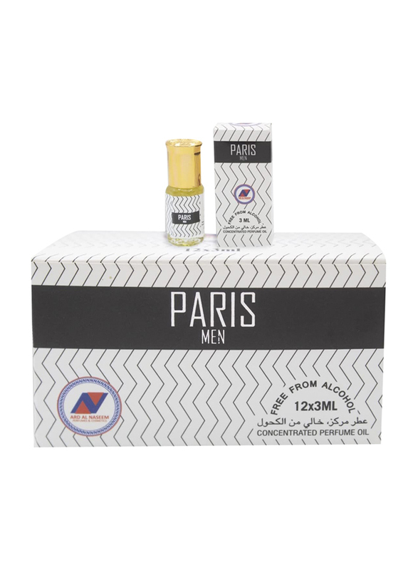 Ard Perfumes Paris 100% Alcohol Free Concentrated Perfume Oil 3ml Attar for Men