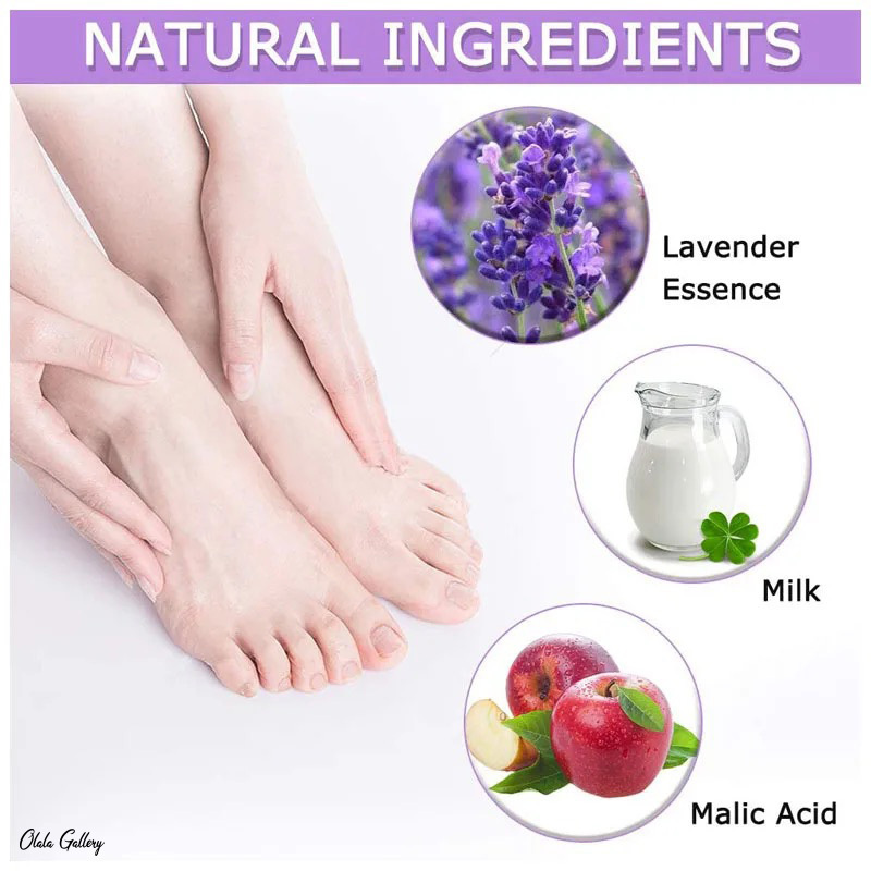 Olala Korean Natural Lavender Foot Peel Mask