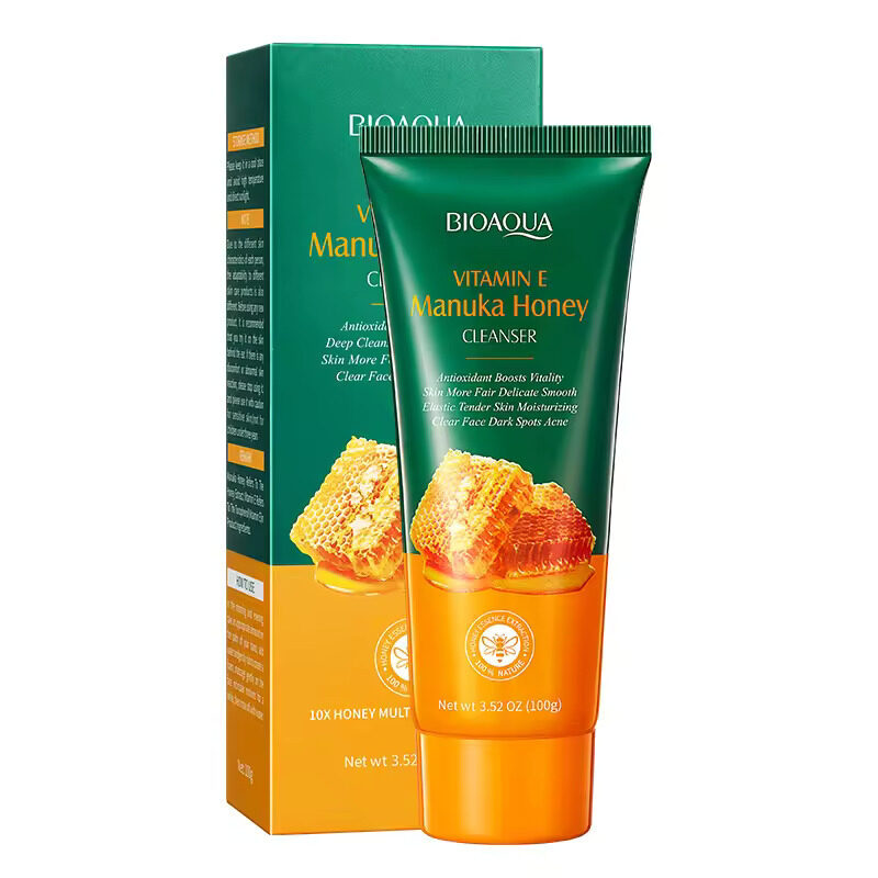 

Bio Aqua BIOAOUA Vitamin E Manuka Honey Face Cleanser, for Dark Spots Acne