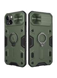 Nillkin Apple iPhone 13 6.1-inch CamShield Armor Case Hard Back Mobile Phone Case Cover, Dark Green