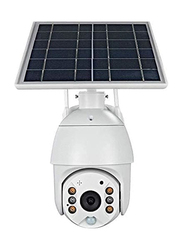 5MP Solar Energy Dome Wi-Fi IP 1080p Security Camera, White