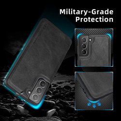 X-Level Samsung Galaxy S21 Fe 5G 6.4-Inch Bumper Shockproof Protective Mobile Phone Case Cover, Black