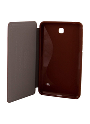 Kaku Samsung Galaxy TAB 4 7 Inch SM-T230 SM-T231 and SM-T235 Protective Leather Tablet Phone Flip Case Cover, Dark Brown