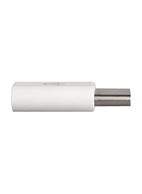 

Generic USB 3.1 Type-C Male to Micro USB Female Adapter, White