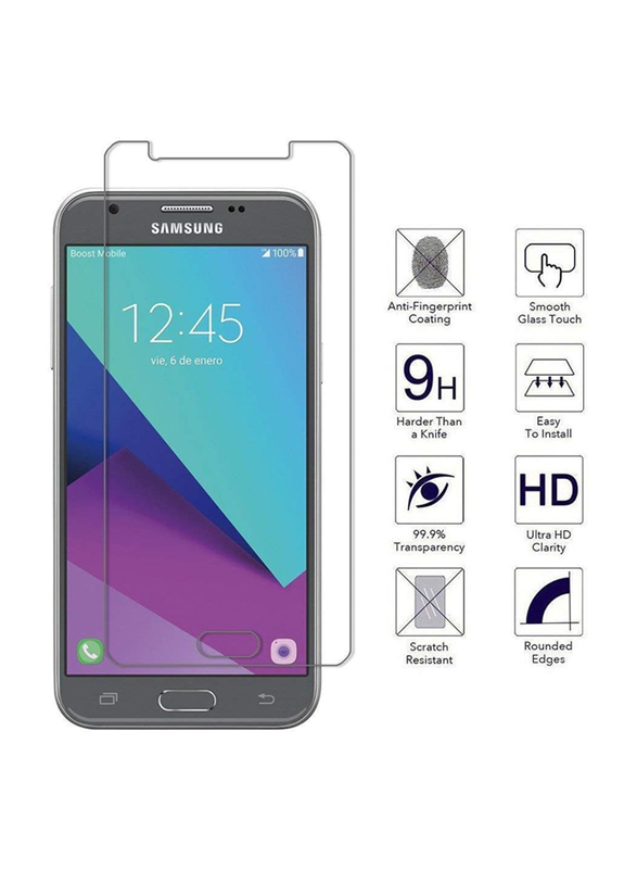 Samsung Galaxy A9 (2018) Shock Proof Glass 9H Tempered Glass Screen Protector, Clear