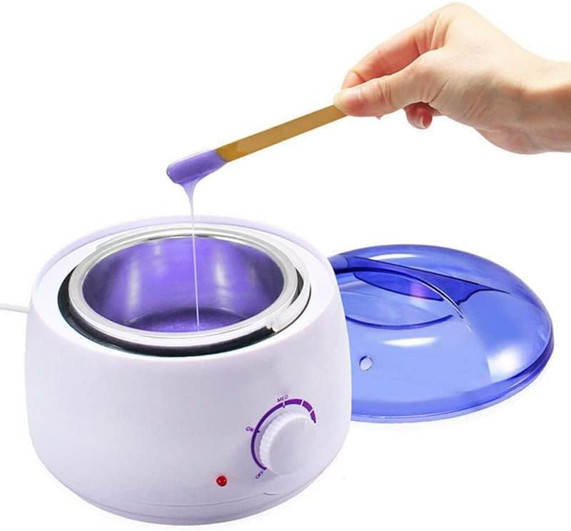 Hair Removal Paraffin Wax-Melt Machine Heater Set, Purple