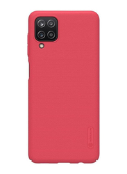 Nillkin Samsung Galaxy A12 Super Frosted Shield Mobile Phone Case Cover, Red