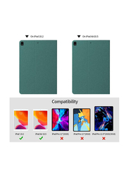 X-Level Apple iPad 8th Gen/7th Gen TPU Slim Fit Thin Soft Protective Lightweight Stand Flip Mobile Phone Case Cover, Green