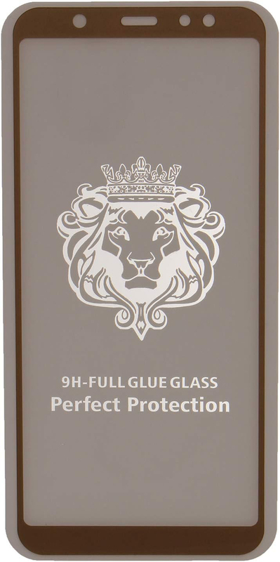 Samsung Galaxy A6 Plus 9H Glass Mobile Phone Screen Protector, Gold