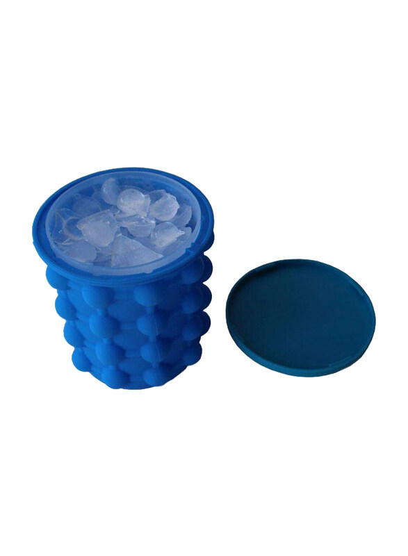 

Generic Genie Revolutionary Space Saving Ball Bucket Ice Cube Maker, Blue