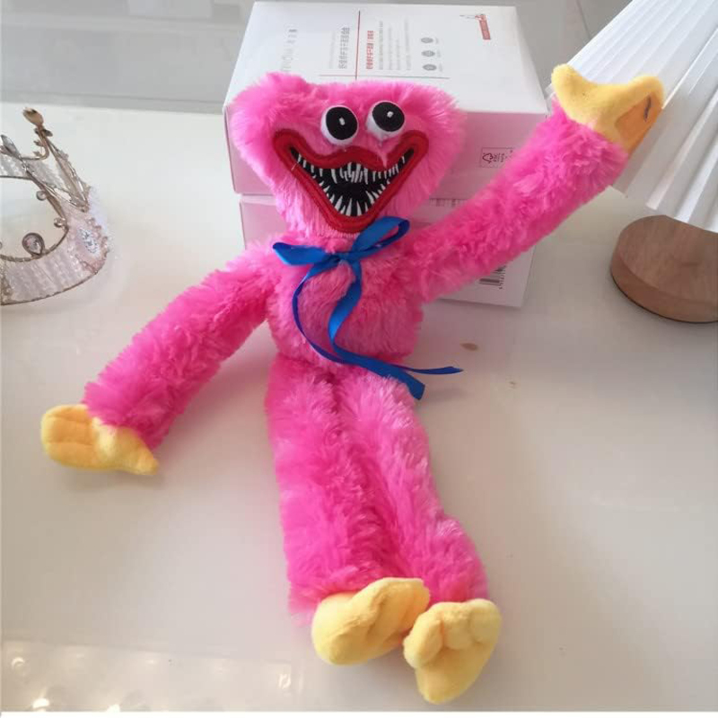 Sausage Huggy Wuggy Plush Monster Horror Game Stuffed Doll, Pink