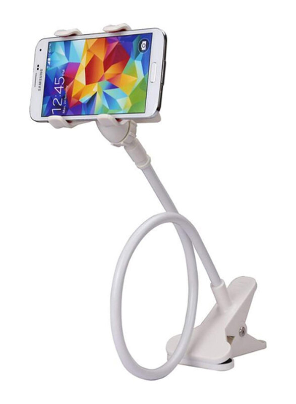 

Generic Universal Car Desktop Bed Lazy Bracket Stand Mount Mobile Holder, White