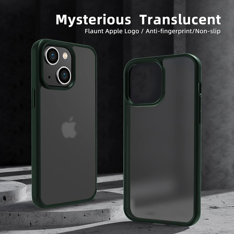 X-Level Apple iPhone 14 Plus TPU Shockproof Matte Finish Mobile Phone Case Cover, Green