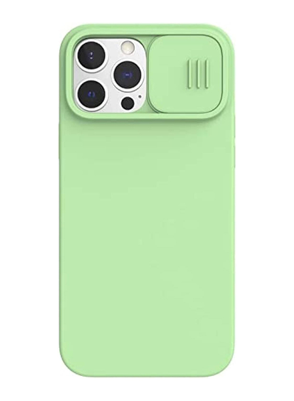 Nillkin Apple iPhone 13 Pro Max Silicone CamShield Silky Magnetic Mobile Phone Case Cover, Green