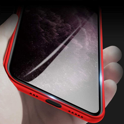 X-Level Apple iPhone 12 Pro Max 6.7-Inch 2020 Ultra-Thin Soft Flexible TPU Matte Finish Coating Grip Slim Fit Phone Case Light Back Cover Guardian Series, Red