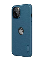 Nillkin Apple iPhone 12 Pro Max with Logo Cut-out Super Frosted Shield Pro Magnetic Matte Mobile Phone Case Cover, Blue