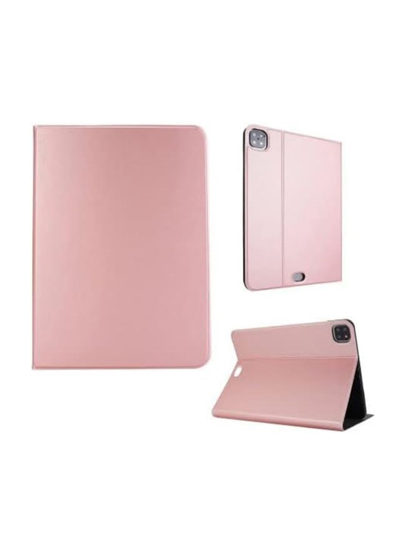 Kaku Apple iPad Pro 11 PU Leather Smart Case Stand Protective Shell Tablet Case Cover, Rose Gold