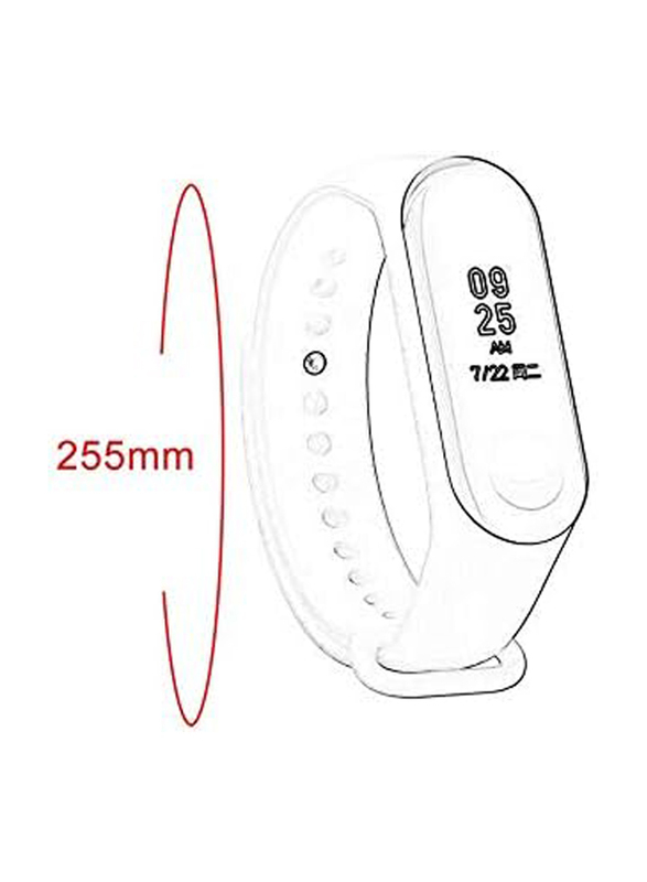 Sports Silicone Change Belt Replacement Strap For Xiaomi Mi Band 3, Yellow